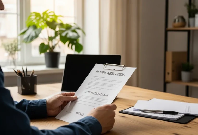 bail termination visale