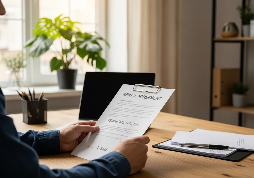 bail termination visale