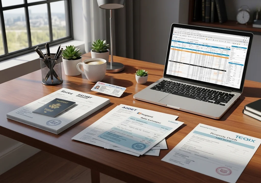 bureau organisé documents