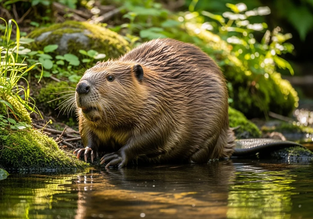 castor habitat riviere