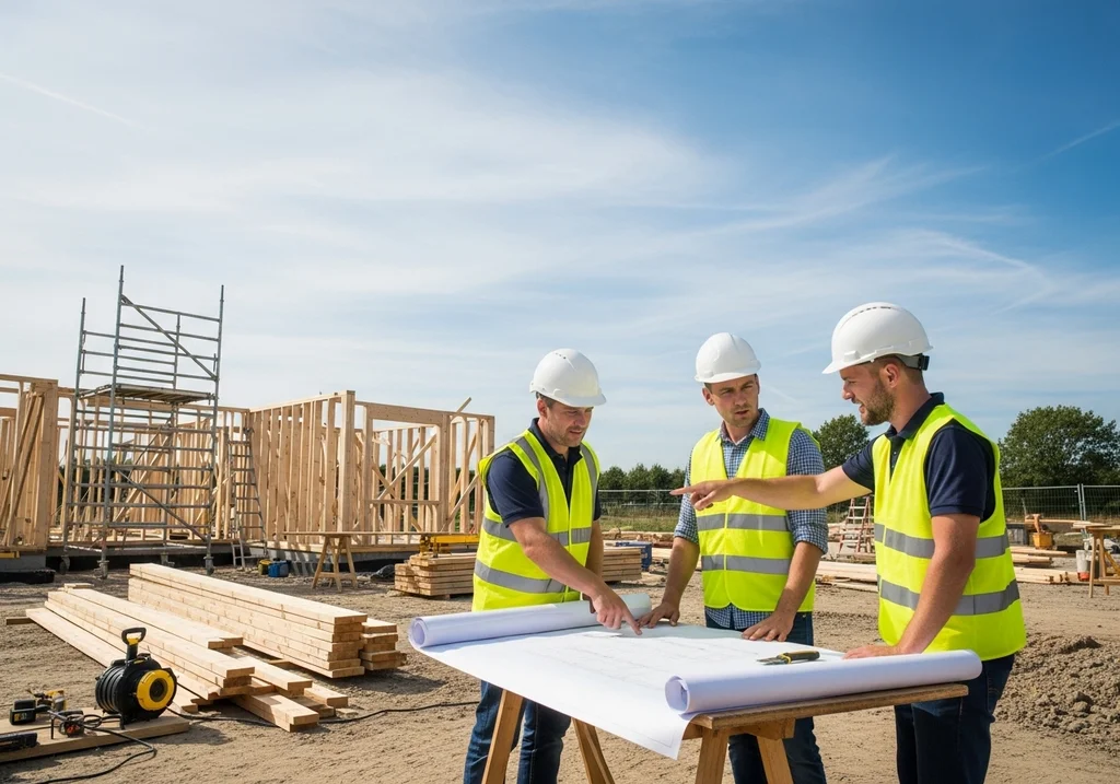chantier temporaire construction