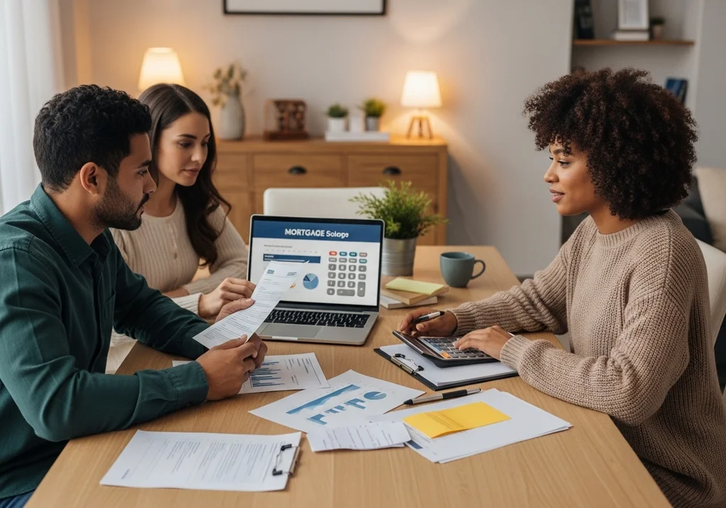 couple finances mortgage