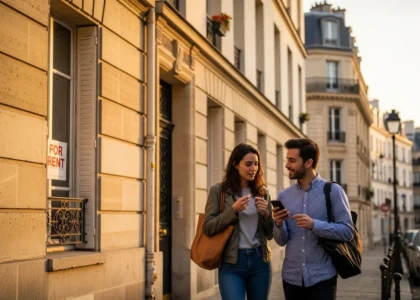couple parisien appartement
