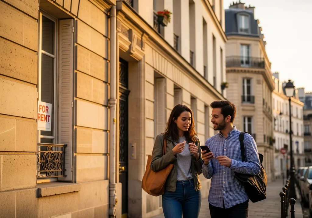 couple parisien appartement