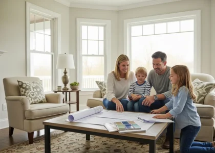 famille renovation maison