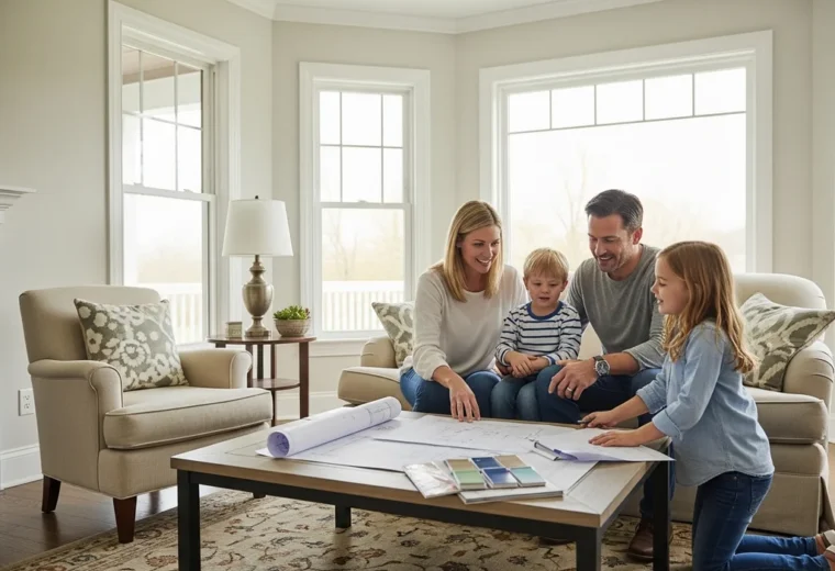 famille renovation maison