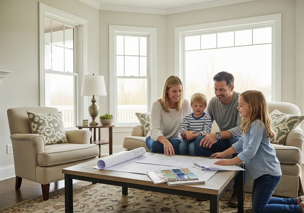 famille renovation maison