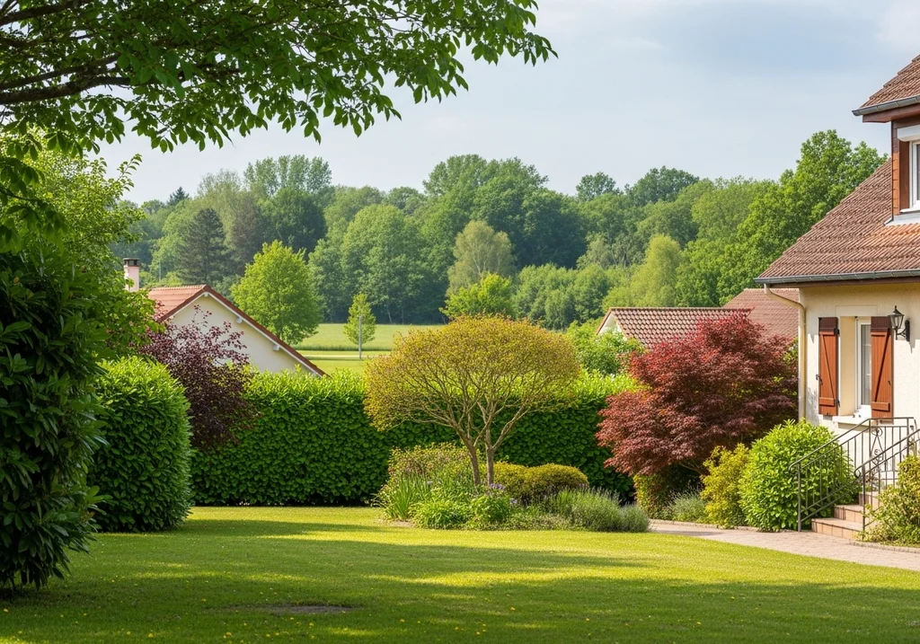 maison miribel jardin
