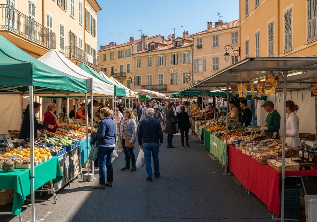 marché plein air Ajaccio