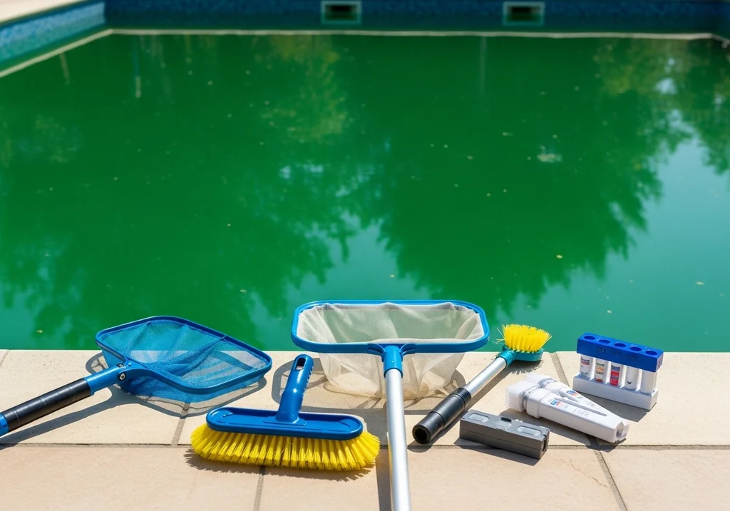 piscine eau verte entretien