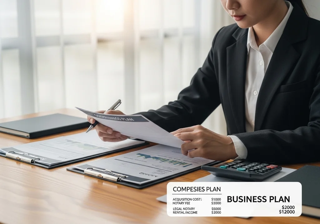 agent immobilier plan affaires