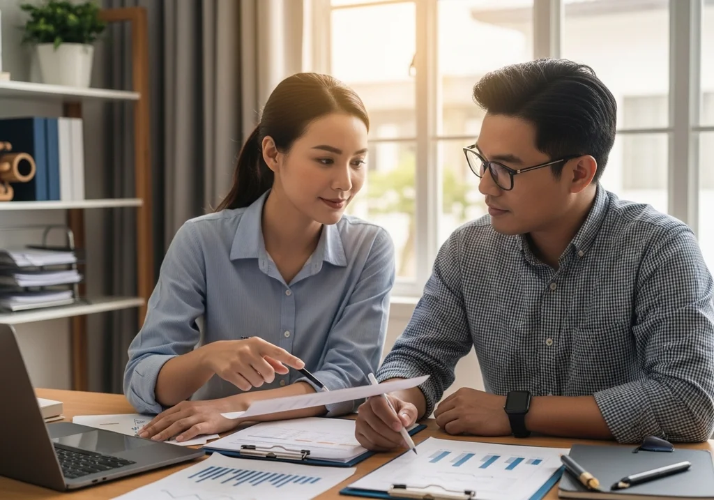 couple financier confiance