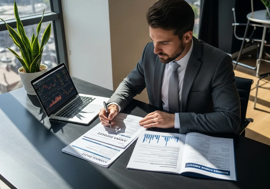 économiste financier analytique