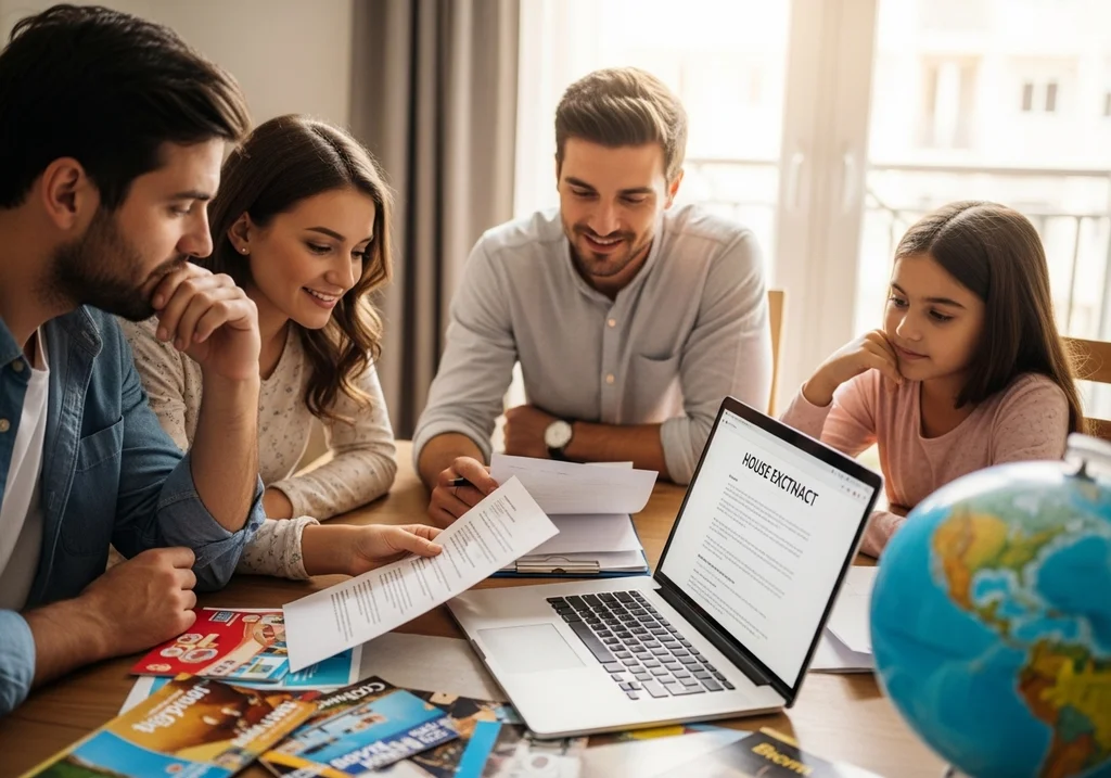 famille contrat échange
