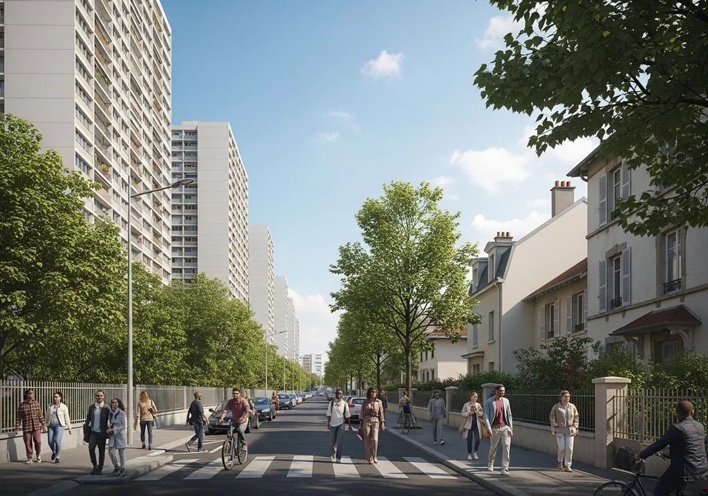 rue urbaine Sarcelles