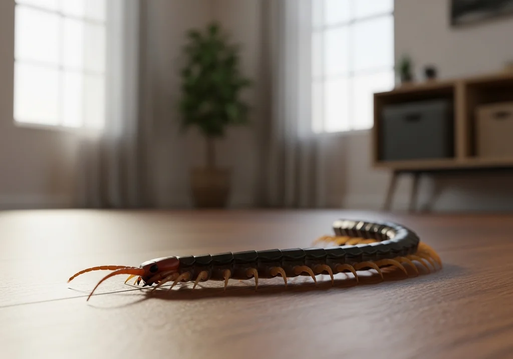 scutigera centipede maison