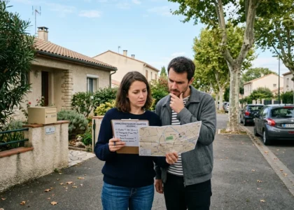 couple maison voisinage