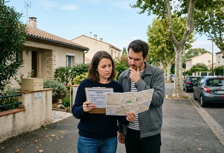 couple maison voisinage