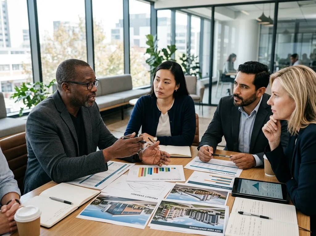 professionnels discussion stratégies