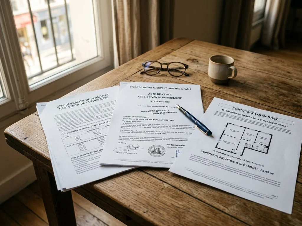 documents achat condominium